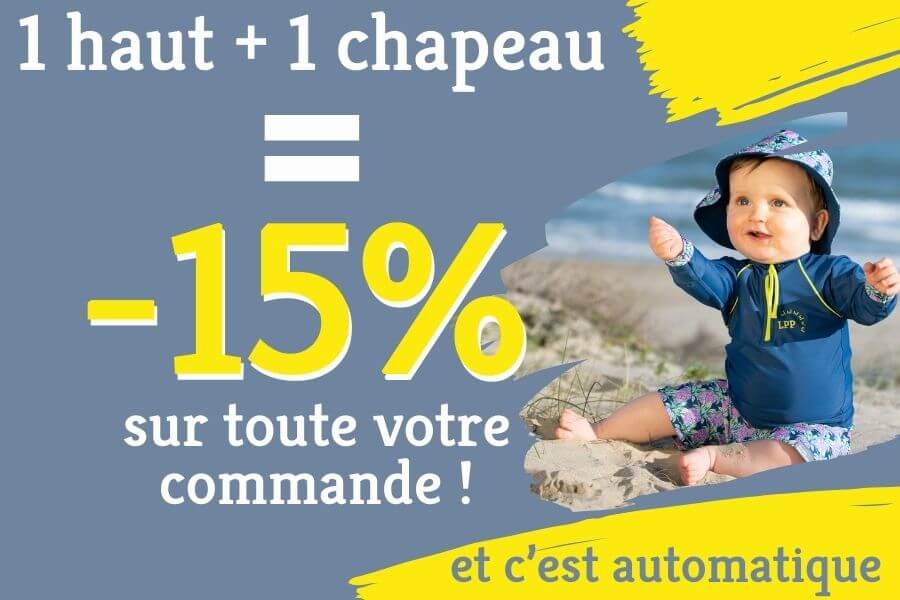 Les v&ecirc;tements anti-UV Les Petits Prot&eacute;g&eacute;s sont con&ccedil;us pour offrir la meilleure des protections solaires aux b&eacute;b&eacute;s et aux enfants. 